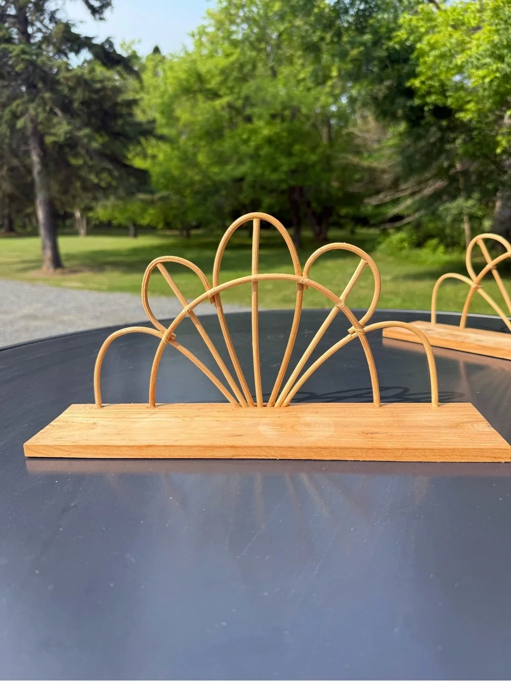 Target 3 Bullseye Playground Boho Rattan Mini Shelves Plants Windowsill Crystals